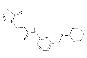 N-[3-(cyclohexoxymethyl)phenyl]-3-(2-keto-4-thiazolin-3-yl)propionamide