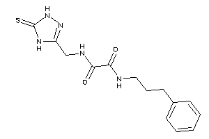 N-(3-phenylpropyl)-N'-[(5-thioxo-1,4-dihydro-1,2,4-triazol-3-yl)methyl]oxamide