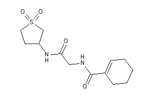 N-[2-[(1,1-diketothiolan-3-yl)amino]-2-keto-ethyl]cyclohexene-1-carboxamide