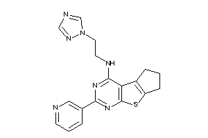 (3-pyridylBLAHyl)-[2-(1,2,4-triazol-1-yl)ethyl]amine