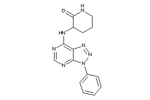 Image of 3-[(3-phenyltriazolo[4,5-d]pyrimidin-7-yl)amino]-2-piperidone