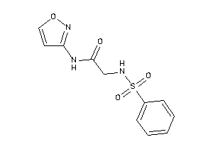 2-(benzenesulfonamido)-N-isoxazol-3-yl-acetamide