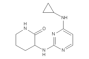 3-[[4-(cyclopropylamino)pyrimidin-2-yl]amino]-2-piperidone