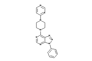 3-phenyl-7-[4-(4-pyrimidyl)piperazino]triazolo[4,5-d]pyrimidine