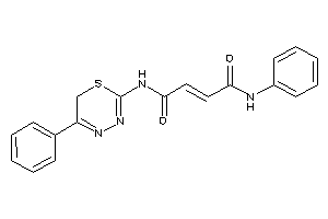 N'-phenyl-N-(5-phenyl-6H-1,3,4-thiadiazin-2-yl)but-2-enediamide