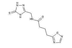 4-(1,2,4-oxadiazol-5-yl)-N-[(5-thioxo-1,4-dihydro-1,2,4-triazol-3-yl)methyl]butyramide