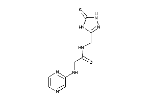 2-(pyrazin-2-ylamino)-N-[(5-thioxo-1,4-dihydro-1,2,4-triazol-3-yl)methyl]acetamide