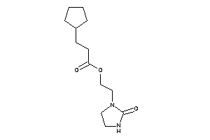 3-cyclopentylpropionic Acid 2-(2-ketoimidazolidin-1-yl)ethyl Ester