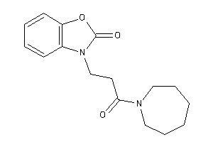 3-[3-(azepan-1-yl)-3-keto-propyl]-1,3-benzoxazol-2-one