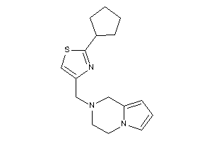 2-cyclopentyl-4-(3,4-dihydro-1H-pyrrolo[1,2-a]pyrazin-2-ylmethyl)thiazole