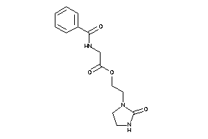 2-benzamidoacetic Acid 2-(2-ketoimidazolidin-1-yl)ethyl Ester