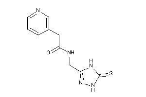 2-(3-pyridyl)-N-[(5-thioxo-1,4-dihydro-1,2,4-triazol-3-yl)methyl]acetamide