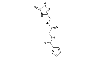 N-[2-keto-2-[(5-thioxo-1,4-dihydro-1,2,4-triazol-3-yl)methylamino]ethyl]-3-furamide