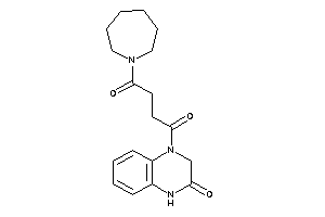 1-(azepan-1-yl)-4-(3-keto-2,4-dihydroquinoxalin-1-yl)butane-1,4-dione