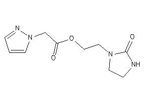 2-pyrazol-1-ylacetic Acid 2-(2-ketoimidazolidin-1-yl)ethyl Ester