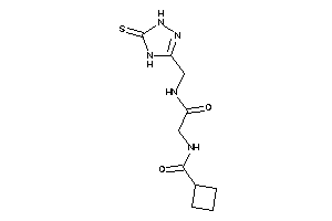 N-[2-keto-2-[(5-thioxo-1,4-dihydro-1,2,4-triazol-3-yl)methylamino]ethyl]cyclobutanecarboxamide