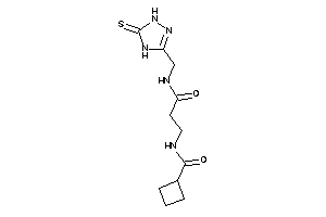 N-[3-keto-3-[(5-thioxo-1,4-dihydro-1,2,4-triazol-3-yl)methylamino]propyl]cyclobutanecarboxamide