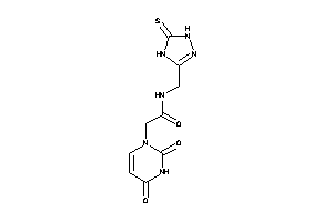 Image of 2-(2,4-diketopyrimidin-1-yl)-N-[(5-thioxo-1,4-dihydro-1,2,4-triazol-3-yl)methyl]acetamide
