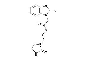 Image of 2-(2-keto-1,3-benzoxazol-3-yl)acetic Acid 2-(2-ketoimidazolidin-1-yl)ethyl Ester