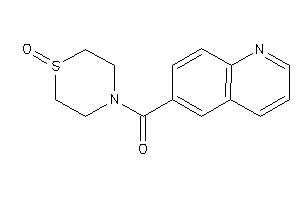 (1-keto-1,4-thiazinan-4-yl)-(6-quinolyl)methanone