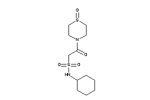 N-cyclohexyl-2-keto-2-(1-keto-1,4-thiazinan-4-yl)ethanesulfonamide