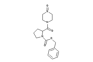 Image of 2-(1-keto-1,4-thiazinane-4-carbonyl)pyrrolidine-1-carboxylic Acid Benzyl Ester