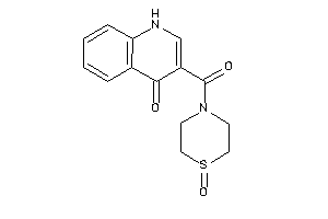 3-(1-keto-1,4-thiazinane-4-carbonyl)-4-quinolone