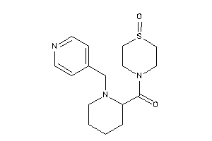 (1-keto-1,4-thiazinan-4-yl)-[1-(4-pyridylmethyl)-2-piperidyl]methanone