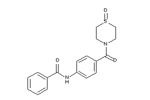 N-[4-(1-keto-1,4-thiazinane-4-carbonyl)phenyl]benzamide