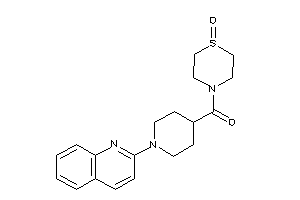 (1-keto-1,4-thiazinan-4-yl)-[1-(2-quinolyl)-4-piperidyl]methanone