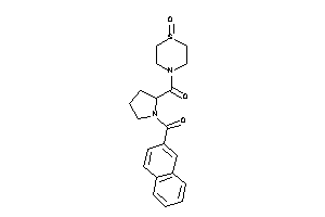 (1-keto-1,4-thiazinan-4-yl)-[1-(2-naphthoyl)pyrrolidin-2-yl]methanone