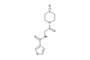 N-[2-keto-2-(1-keto-1,4-thiazinan-4-yl)ethyl]-3-furamide