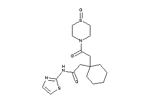 2-[1-[2-keto-2-(1-keto-1,4-thiazinan-4-yl)ethyl]cyclohexyl]-N-thiazol-2-yl-acetamide