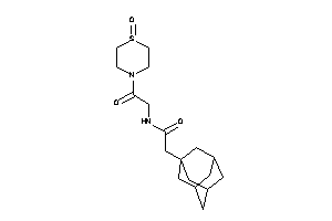 Image of 2-(1-adamantyl)-N-[2-keto-2-(1-keto-1,4-thiazinan-4-yl)ethyl]acetamide