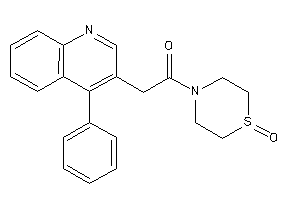 1-(1-keto-1,4-thiazinan-4-yl)-2-(4-phenyl-3-quinolyl)ethanone
