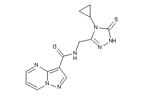 N-[(4-cyclopropyl-5-thioxo-1H-1,2,4-triazol-3-yl)methyl]pyrazolo[1,5-a]pyrimidine-3-carboxamide