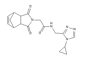 N-[(4-cyclopropyl-1,2,4-triazol-3-yl)methyl]-2-(diketoBLAHyl)acetamide