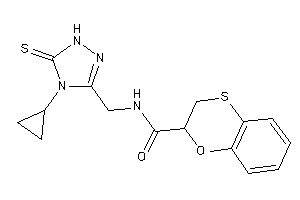 N-[(4-cyclopropyl-5-thioxo-1H-1,2,4-triazol-3-yl)methyl]-2,3-dihydro-1,4-benzoxathiine-2-carboxamide