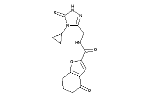 N-[(4-cyclopropyl-5-thioxo-1H-1,2,4-triazol-3-yl)methyl]-4-keto-6,7-dihydro-5H-benzofuran-2-carboxamide