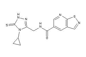 N-[(4-cyclopropyl-5-thioxo-1H-1,2,4-triazol-3-yl)methyl]isothiazolo[5,4-b]pyridine-5-carboxamide