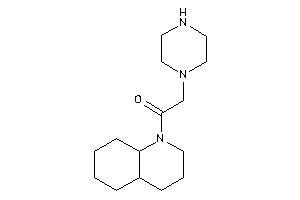 1-(3,4,4a,5,6,7,8,8a-octahydro-2H-quinolin-1-yl)-2-piperazino-ethanone