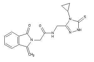 N-[(4-cyclopropyl-5-thioxo-1H-1,2,4-triazol-3-yl)methyl]-2-(1-keto-3-methylene-isoindolin-2-yl)acetamide