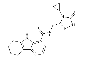 N-[(4-cyclopropyl-5-thioxo-1H-1,2,4-triazol-3-yl)methyl]-6,7,8,9-tetrahydro-5H-carbazole-1-carboxamide