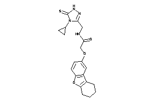 N-[(4-cyclopropyl-5-thioxo-1H-1,2,4-triazol-3-yl)methyl]-2-(6,7,8,9-tetrahydrodibenzofuran-2-yloxy)acetamide