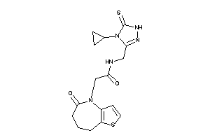 N-[(4-cyclopropyl-5-thioxo-1H-1,2,4-triazol-3-yl)methyl]-2-(5-keto-7,8-dihydro-6H-thieno[3,2-b]azepin-4-yl)acetamide