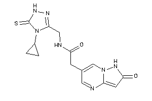 N-[(4-cyclopropyl-5-thioxo-1H-1,2,4-triazol-3-yl)methyl]-2-(2-keto-1H-pyrazolo[1,5-a]pyrimidin-6-yl)acetamide