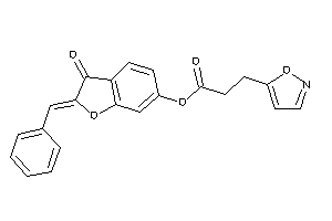 3-isoxazol-5-ylpropionic Acid (2-benzal-3-keto-coumaran-6-yl) Ester