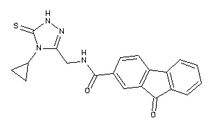 N-[(4-cyclopropyl-5-thioxo-1H-1,2,4-triazol-3-yl)methyl]-9-keto-fluorene-2-carboxamide