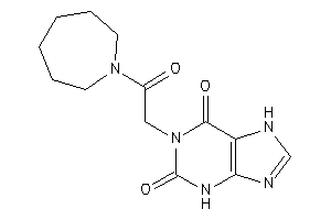 1-[2-(azepan-1-yl)-2-keto-ethyl]-7H-xanthine