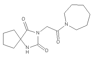Image of 3-[2-(azepan-1-yl)-2-keto-ethyl]-1,3-diazaspiro[4.4]nonane-2,4-quinone